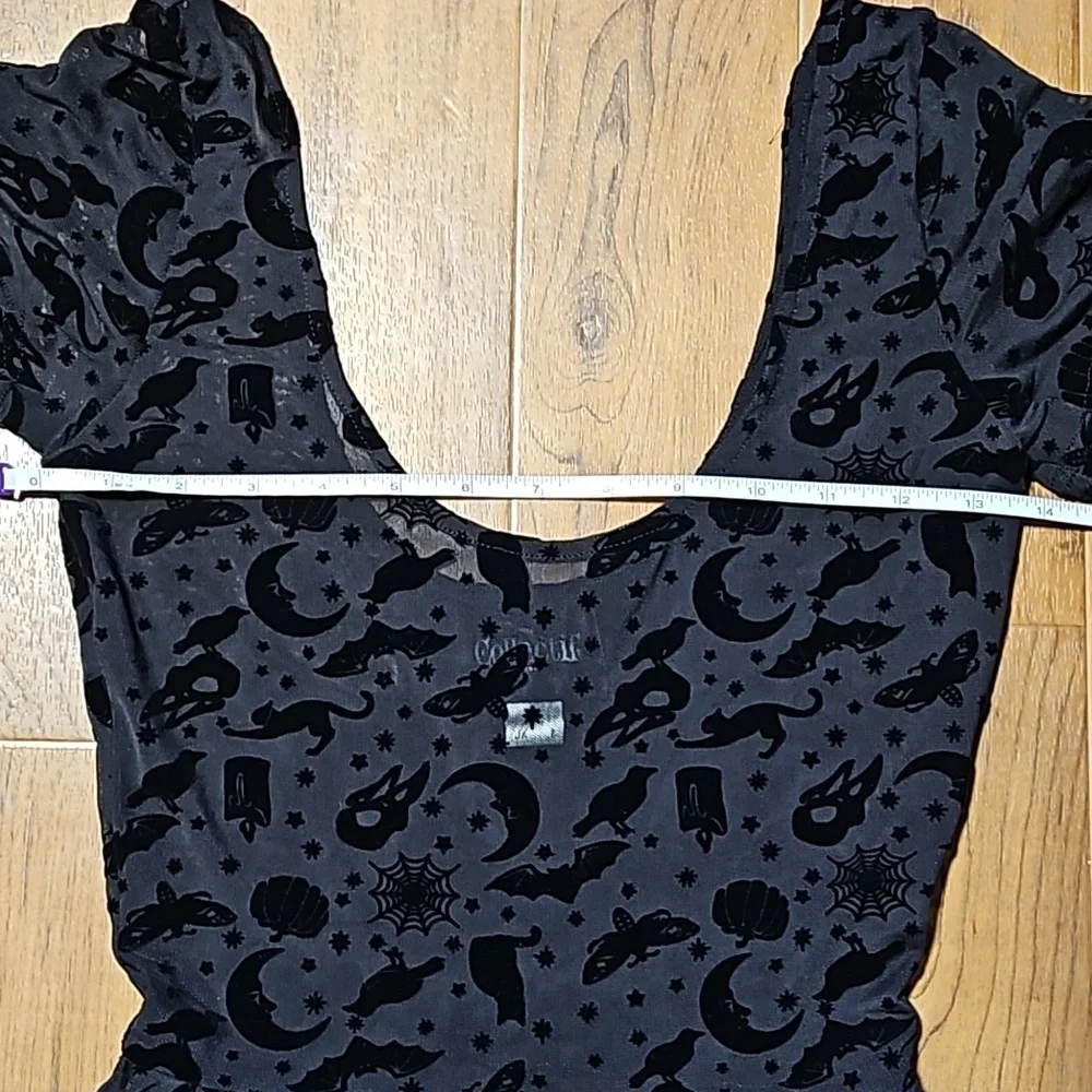 Collectif Spooky Mesh Dress - Picture 8 of 12